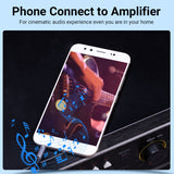 Vention 3.5mm to 6.5mm audio cable connecting phone to amplifier for enhanced audio experience