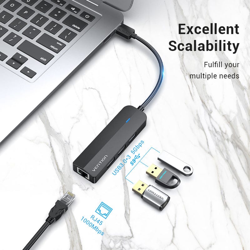 VENTION 5-in-1 USB 3.0 Hub