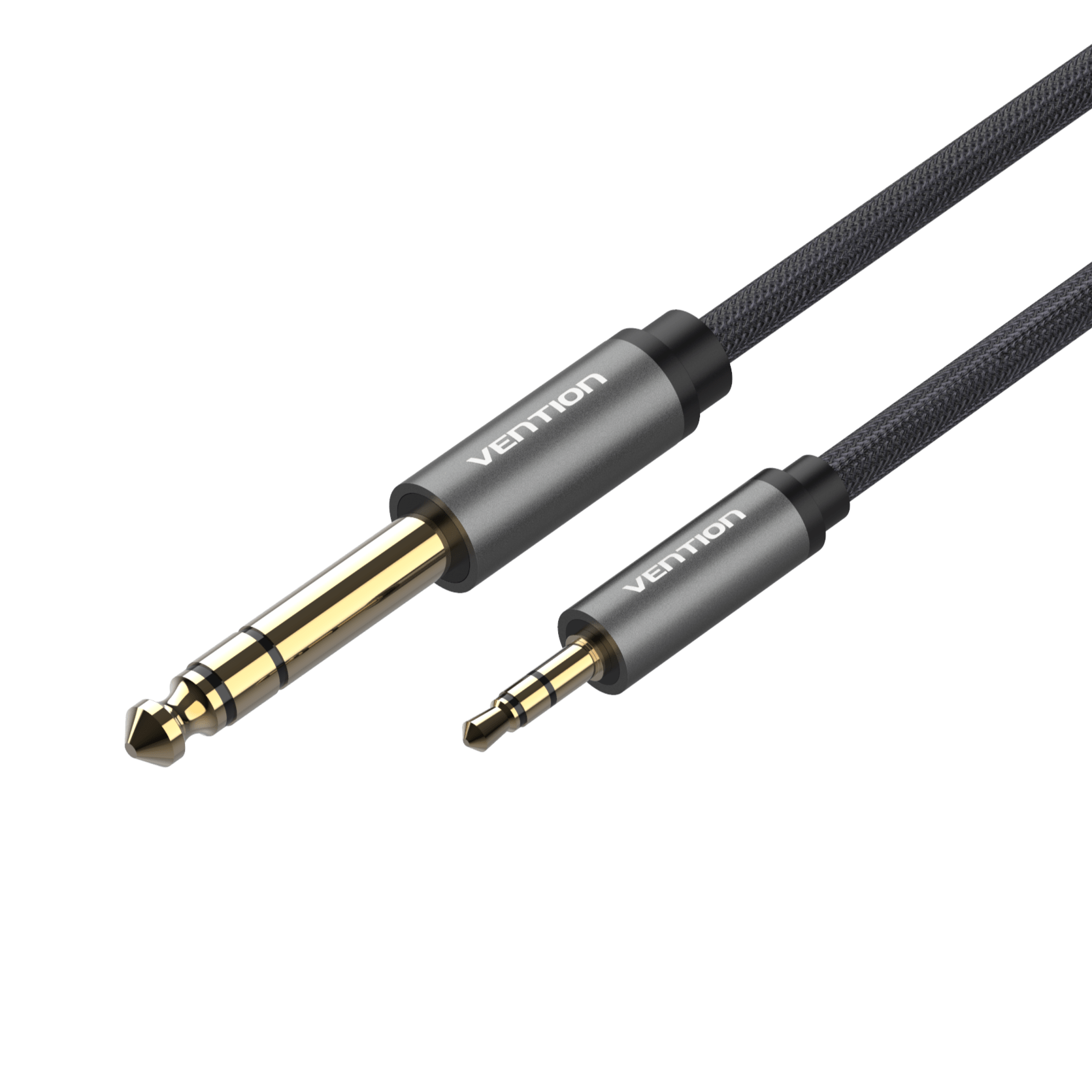 VENTION 3.5mm to 6.35mm cable with gold-plated connectors for high-quality audio transmission