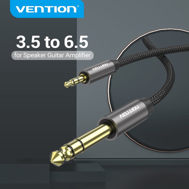 VENTION 3.5mm to 6.35mm cable for connecting speaker and guitar amplifiers