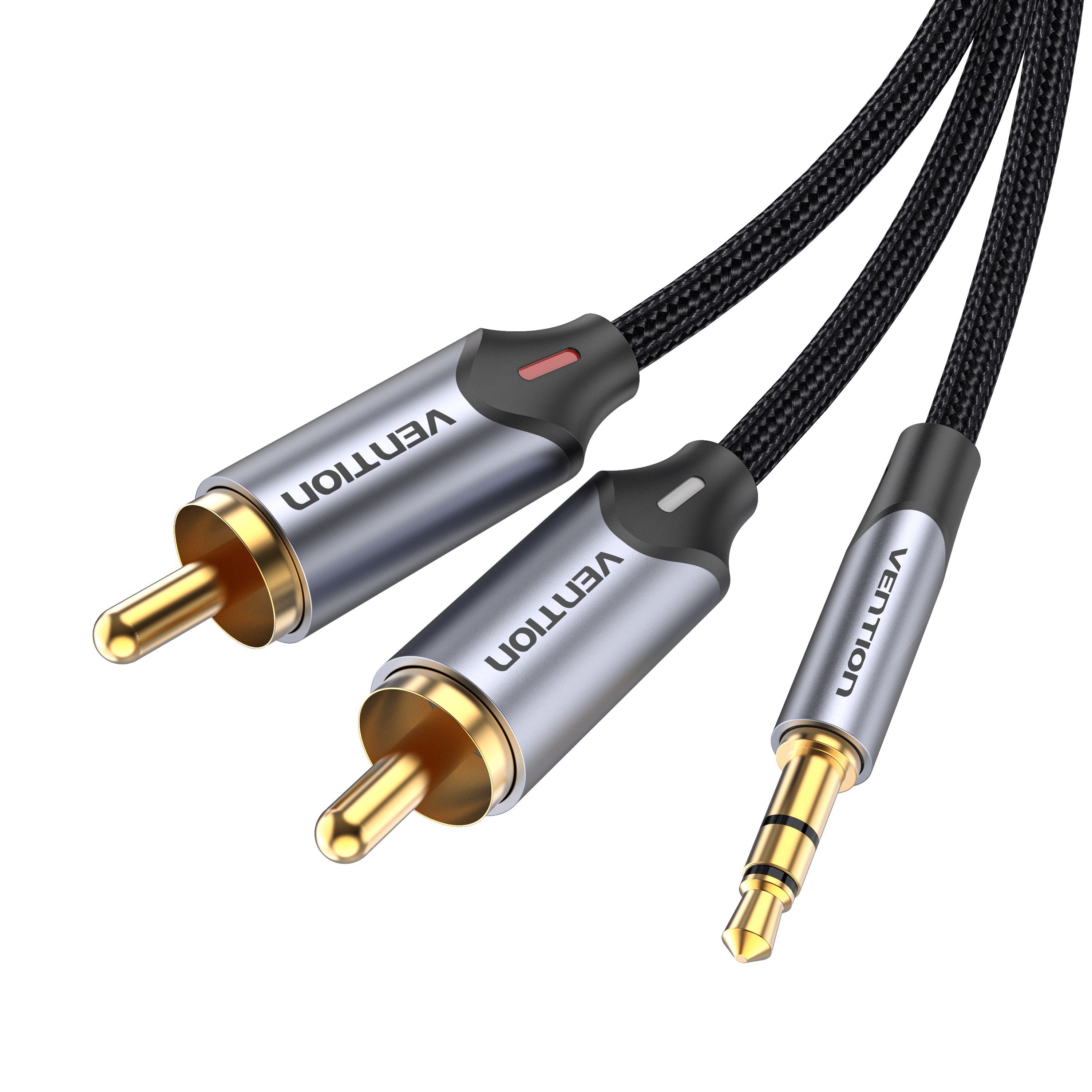 VENTION 3.5mm to RCA adapter cable with gold-plated connectors for audio devices