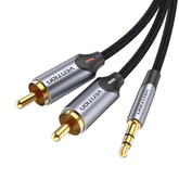 VENTION 3.5mm to RCA adapter cable with gold-plated connectors for audio devices