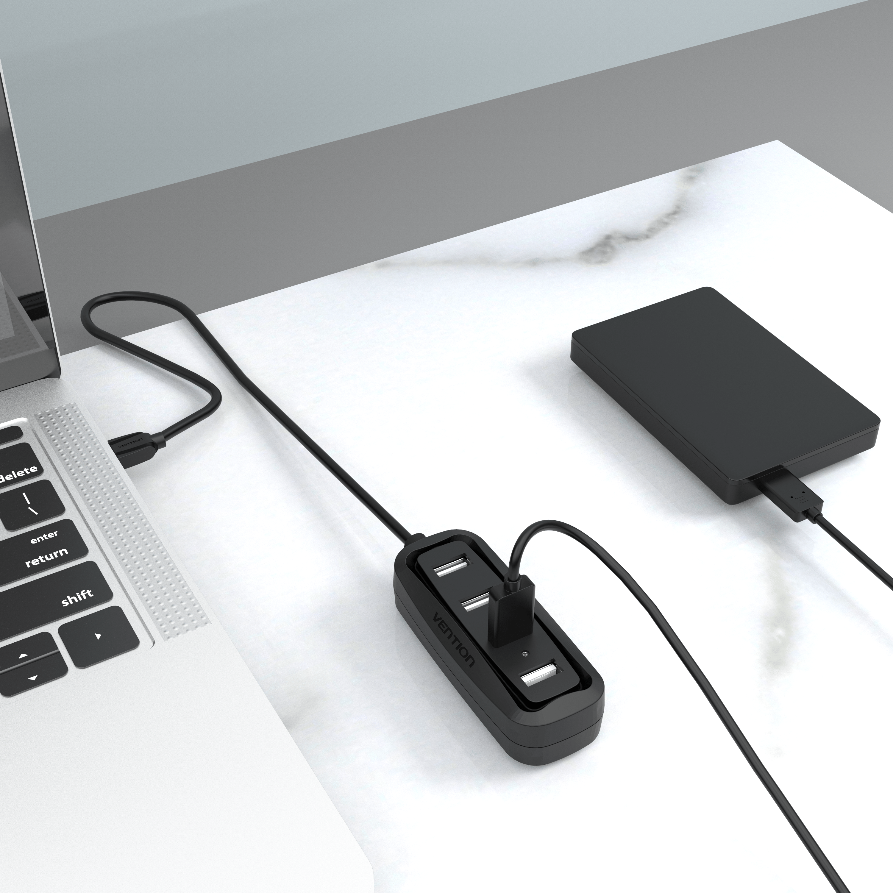 VENTION 4-in-1 USB 2.0 Hub