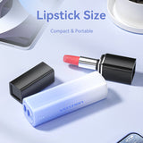 VENTION 5000mAh power bank in a compact lipstick size design for portable charging