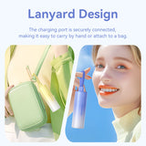 VENTION 5000mAh power bank with lanyard design for easy carrying and attachment to bags