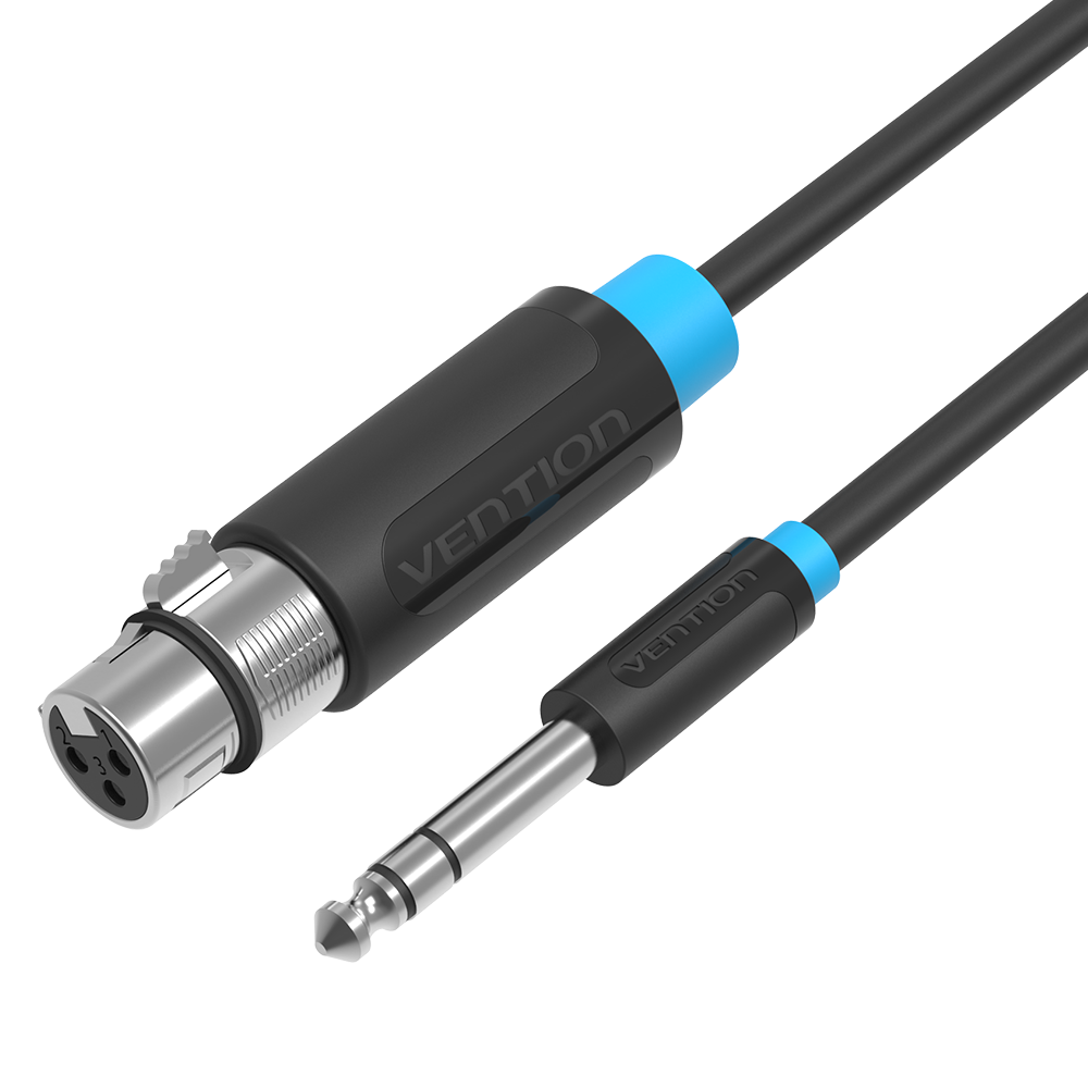 VENTION 6.5mm to XLR audio cable with durable connectors for reliable sound quality