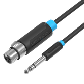VENTION 6.5mm to XLR audio cable with durable connectors for reliable sound quality