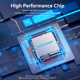 Vention high performance chip for AC600 Dual Band Wi-Fi Adapter ensuring stable and efficient data transmission