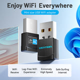 VENTION AC600 Dual Band Wi-Fi Adapter mini USB WiFi adapter with high speed and lag-free wireless connection