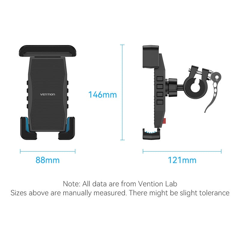 VENTION Bike Phone Mount Black