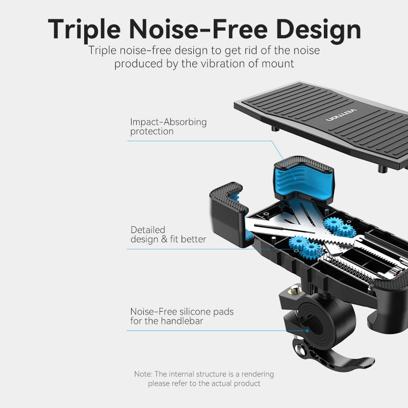 VENTION Bike Phone Mount Black