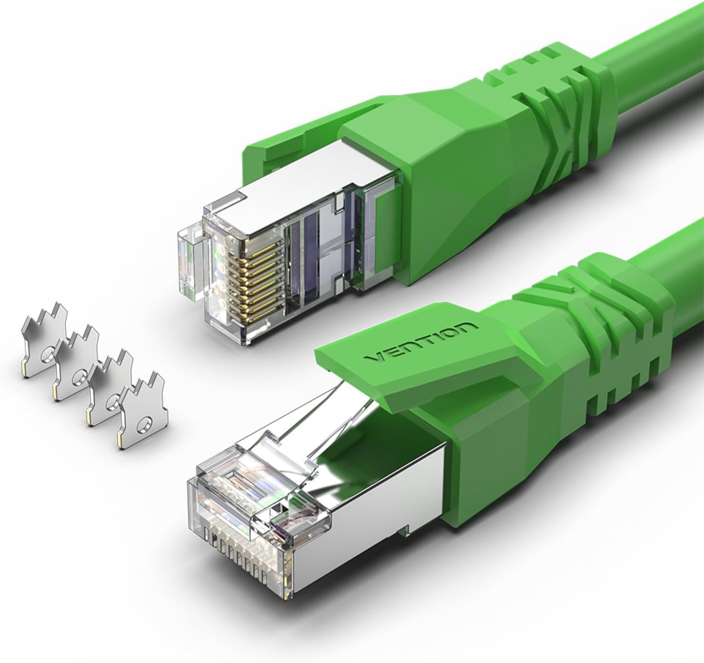 VENTION Cat 6A Industrial Ethernet SFTP Flexible Patch Cable 10Gbps with Oxygen-Free Copper Connectors
