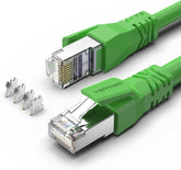 VENTION Cat 6A Industrial Ethernet SFTP Flexible Patch Cable 10Gbps with Oxygen-Free Copper Connectors