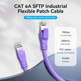 VENTION Cat 6A Industrial Ethernet SFTP Flexible Patch Cable 10Gbps with Oxygen-Free Copper for reliable connectivity