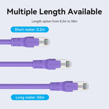 VENTION Cat 6A Industrial Ethernet SFTP Flexible Patch Cable 10Gbps Oxygen-Free Copper in various lengths up to 50m