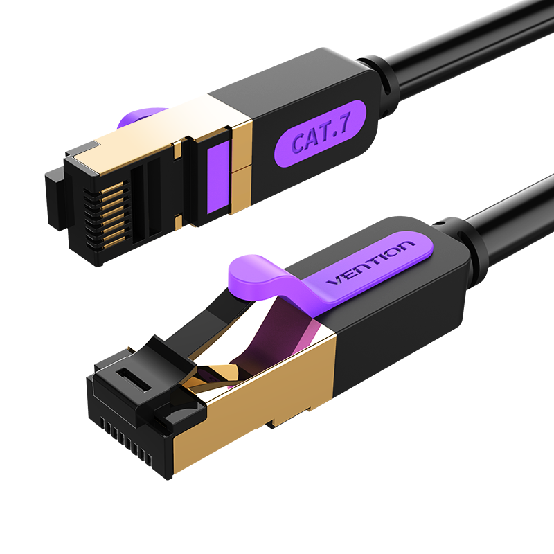 VENTION Cat.7 Ethernet Cable with Gold-Plated Connectors for High-Speed Networking