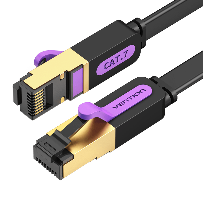 VENTION Cat 7 Ethernet Flat Cable 10 Gbps for High-Speed Networking