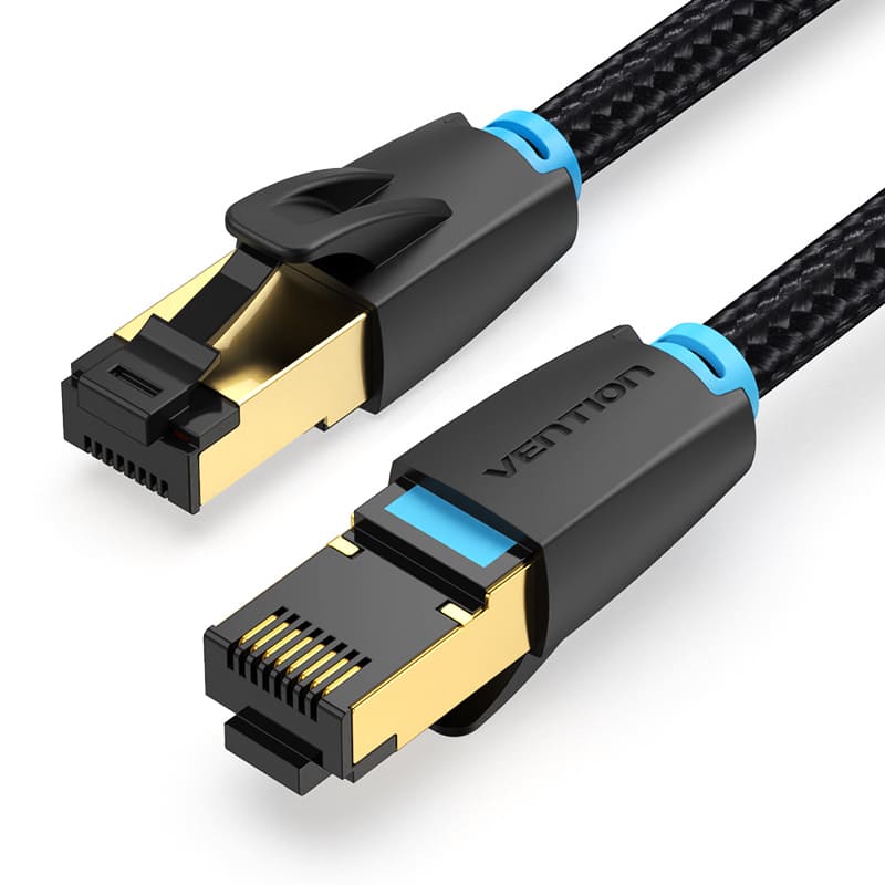 VENTION Cat 8 SFTP Ethernet cable with high-speed performance and durable braided design