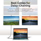 VENTION Cotton Braided USB 4.0 Type-C Male to Type-C Male 5A Cable 1M Aluminum Alloy Type
