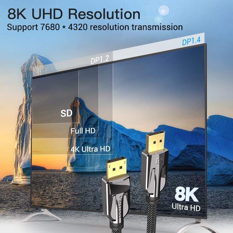 VENTION 8K DisplayPort Cable