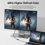 VENTION DP to HDMI 4K@60Hz Converter 0.15M Black