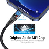 Vention Durable Lightning cable for iPhone with MFi certified chip for safer charging