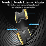 VENTION DVI (24+5) Female to Female Adapter Black