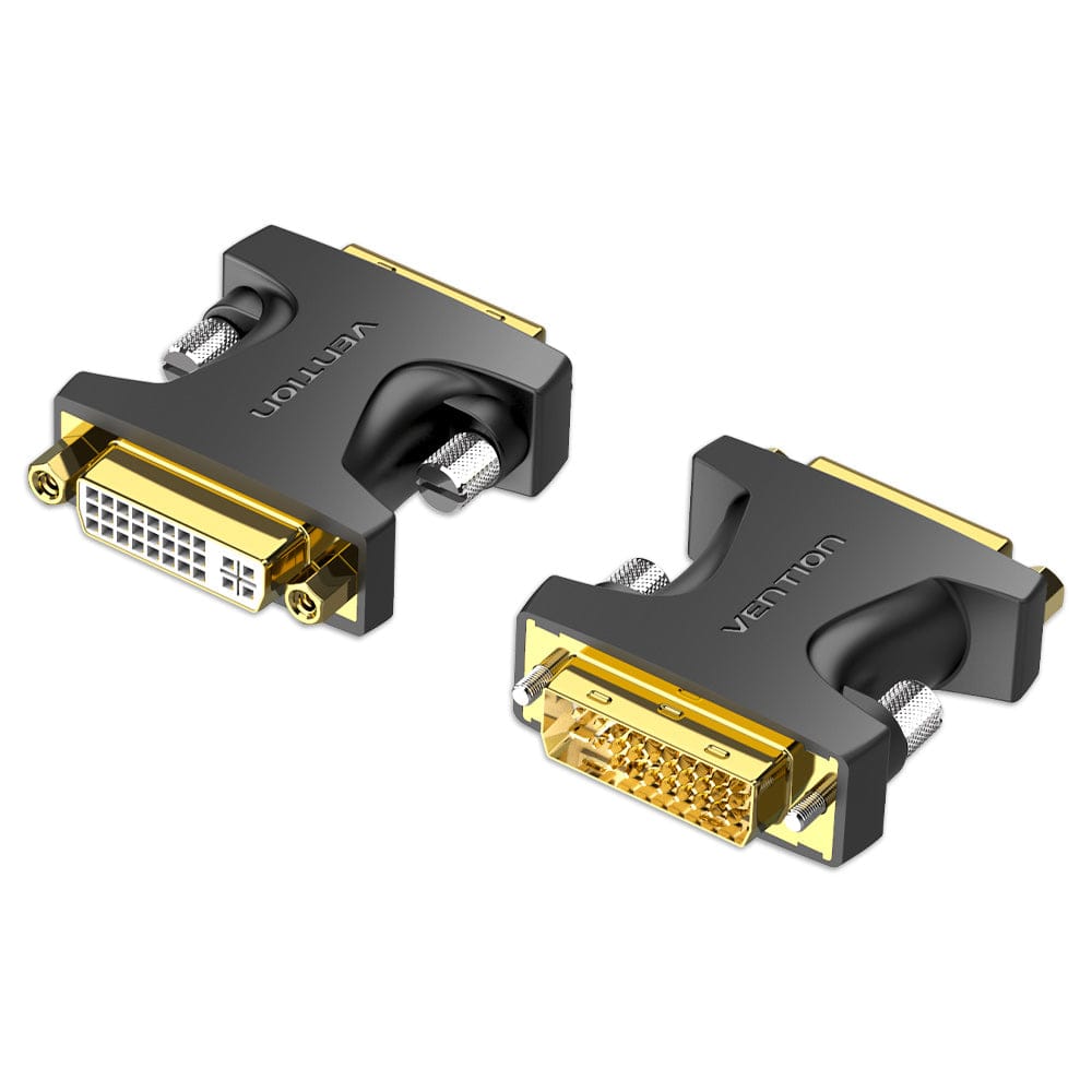 VENTION DVI Male to Female Adapter Black