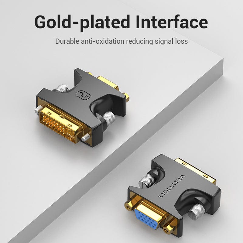 VENTION DVI Male to VGA Female Adapter Black