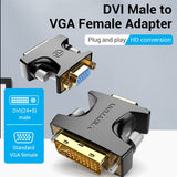 VENTION DVI Male to VGA Female Adapter Black