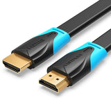 VENTION Flat HDMI Cable with Gold-Plated Connectors for High-Speed Data Transfer