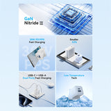 VENTION 2 Port USB GaN Charger 30W for Fast Charging