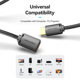 VENTION HDMI 4K extension cable with universal compatibility for laptops, projectors, and TVs