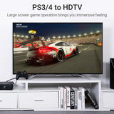VENTION HDMI right angle cable 270 Degree connecting PS3 to HDTV for immersive gaming experience