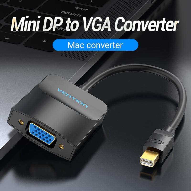 VENTION Mini DP to VGA Converter 0.15M Black
