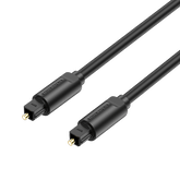 Vention optical fiber audio cable with gold-plated connectors for superior sound quality