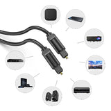 Vention optical fiber audio cable for connecting audio devices like TVs, projectors, and sound systems