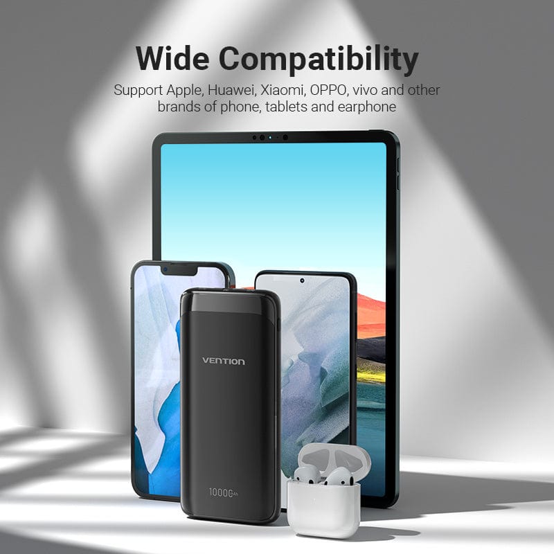 Power Bank 10000mAh(M/C-A/A)10W Black