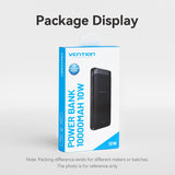 Power Bank 10000mAh(M/C-A/A)10W Black