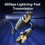 VENTION SFTP Cat 8 Ethernet Cable for High-Speed Internet