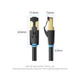VENTION SFTP Cat 8 Ethernet Cable for High-Speed Internet