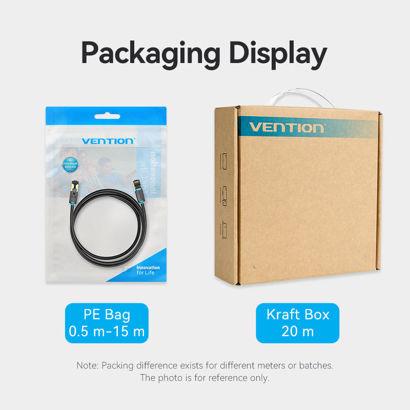 VENTION SFTP Cat 8 Ethernet Cable for High-Speed Internet