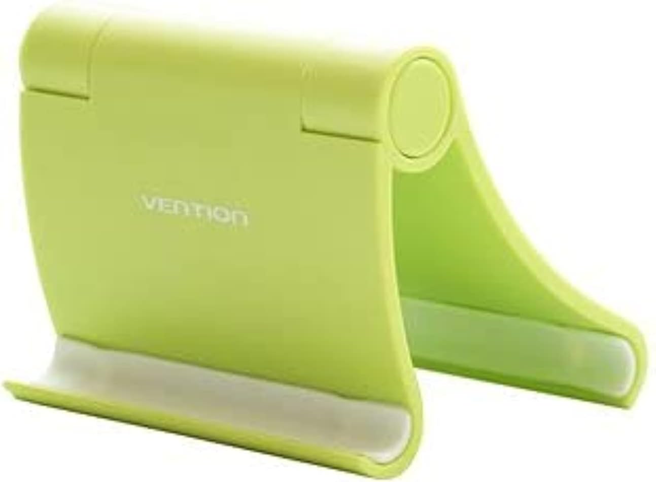 VENTION smartphone holder for desk in vibrant green, adjustable for optimal viewing angles