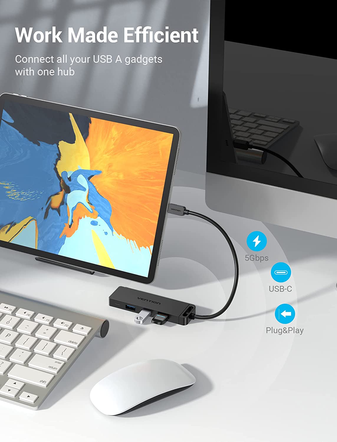 VENTION 5-in-1 USB-C Hub