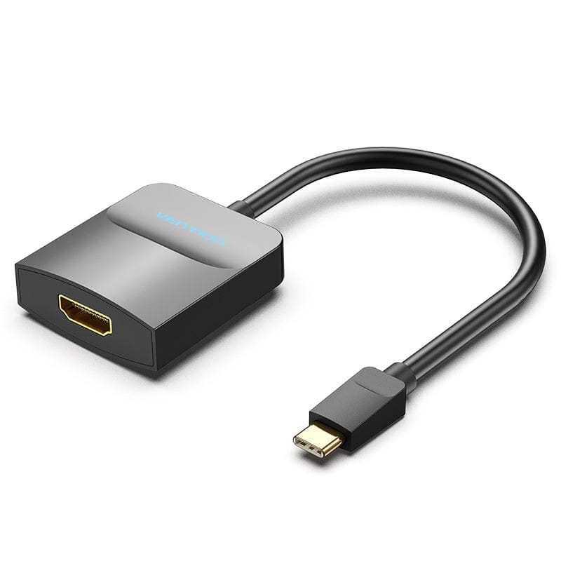 VENTION Type-C to HDMI Adapter 0.15M Black ABS Type