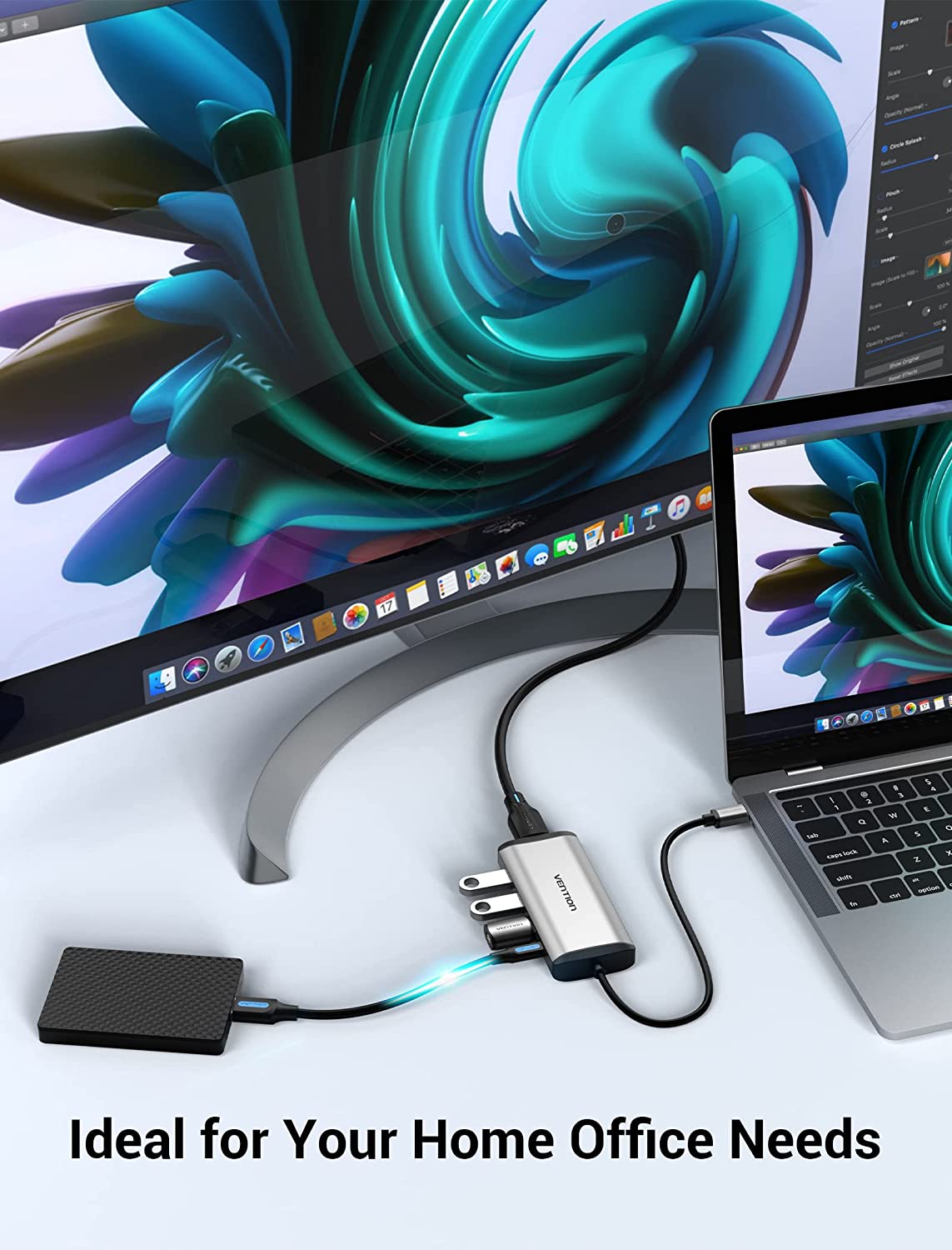 VENTION 5-in-1 USB-C Docking Station