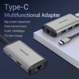 VENTION 6-in-1 USB-C Docking Station
