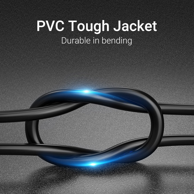 Vention Ultra Thin Short HDMI Cable for TV in 270 and 90 Degree Styles for Space Saving