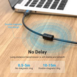 VENTION USB A printer cable featuring double magnetic ring design for stable long-distance transmission