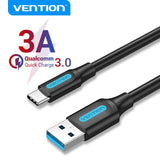 VENTION USB 3.0 A to C cable with 3A support and Qualcomm Quick Charge technology for fast charging